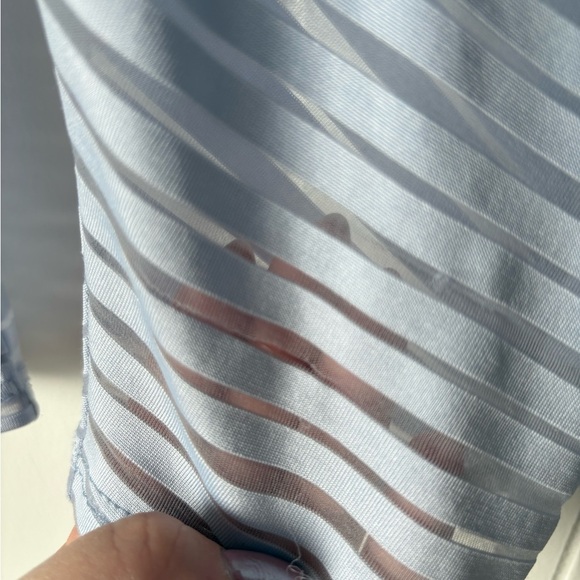 Guess Sheer Striped Button Down | Size Small - Picture 6 of 7